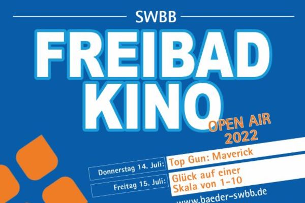 1. SWBB Freibad Kino im Badepark Ellental