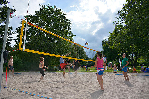 Bild:Beachvolleyballfeld
